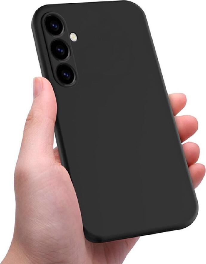 WOO Case Liquid Silicone Samsung A25 5G, Black