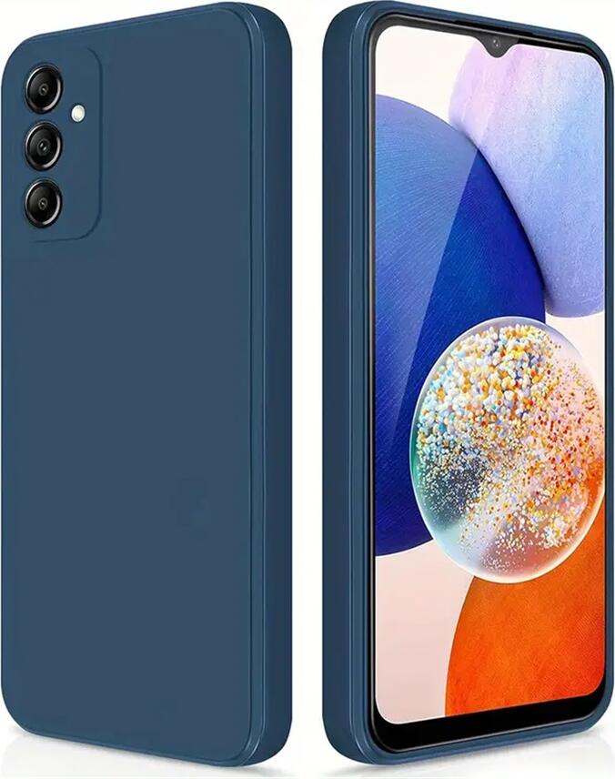 Helmet Liquid Silicone Case for Samsung Galaxy A05s 6.7", Shockproof and Dust Resistant Protective Cover with Grid Impact Distribution Design