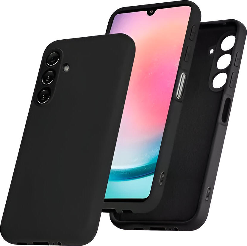 Husa Protectie din Silicon Lichid pentru Samsung Galaxy A14, 6.6 inch, Rezistenta la Socuri, Praf si Zgarituri, Flexibila, Culoare: Neagra, Material: Silicon lichid