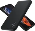 Чехол Helmet из жидкого силикона для Samsung Galaxy A04e, тонкий противоударный защитный кейс, матовое покрытие с антискользящим эффектом
