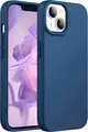Husa Helmet Case Silicone Soft Touch pentru iPhone 15 Plus si iPhone 14 Plus, Protectie Shockproof cu Finisaj Mat si Margini Ridicate, 6.7 inch