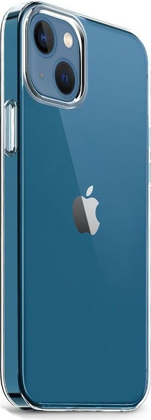 Helmet Case for iPhone 13 6.1", Clear Soft TPU Shockproof Protective Cover, Anti-Scratch and Dust Resistant Slim Fit Case with Raised Edges