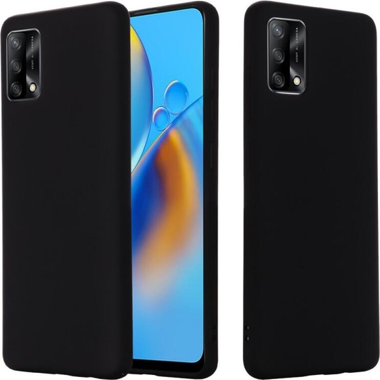 Helmet Liquid Silicone Case for Oppo A74, 6.43 inch Shock-Absorbent Matte Protective Cover with Raised Edges and Precise Cutouts