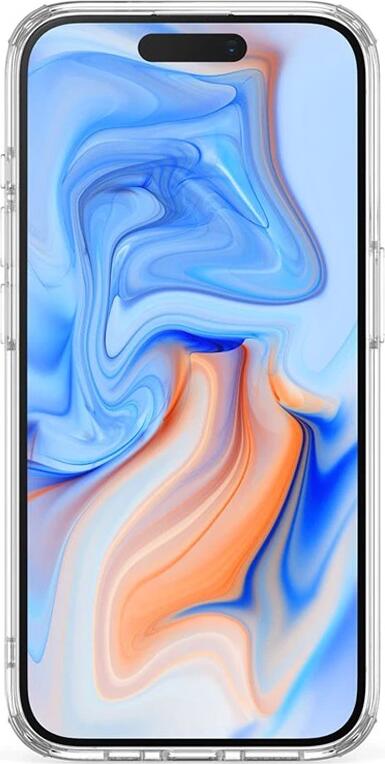 Husa Helmet Case pentru iPhone 15, Cover Transparent din TPU Soft, Protectie Shockproof Anti-Ingalbenire cu Margini Ridicate si Absorbtie de Impact