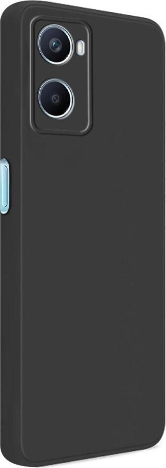 Helmet Liquid Silicone Case for Oppo A96, Matte Anti-Fingerprint Soft Cover, Shockproof and Dust Resistant Protective Shell with Raised Edges