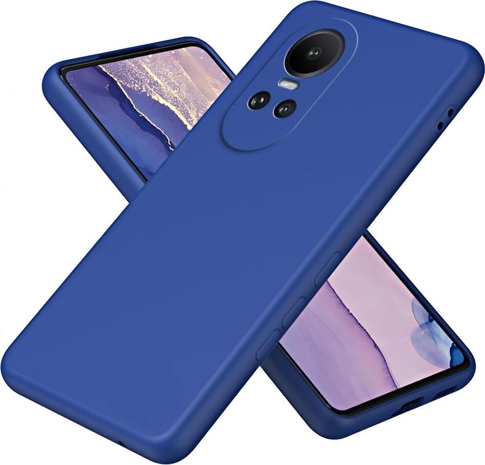 Husa DMLink Helmet pentru Oppo Reno 10 5G, Protectie din Silicon Lichid Shock-resistant, Finisaj Mat Anti-alunecare si Anti-praf cu Margini Ridicate