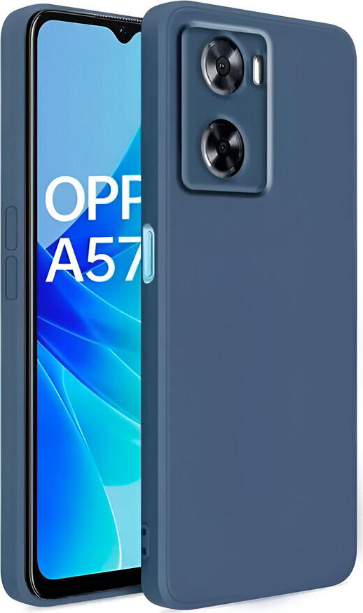 Husa Protectie din Silicon Lichid pentru Oppo A57s, Cover Mat Shockproof cu Grip Anti-alunecare si Margini Ridicate pentru Ecranul de 6.56 inch