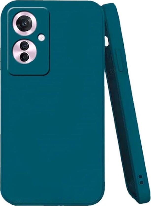 WOO Case Liquid Silicone Oppo Reno 11F, Blue