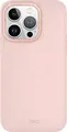 UNIQ Lino Hue Hybrid Case for iPhone 15 Pro, Pink, Liquid Silicone and Microfibre, MagClick Magnetic Wireless Charging, Interchangeable Camera Bezels