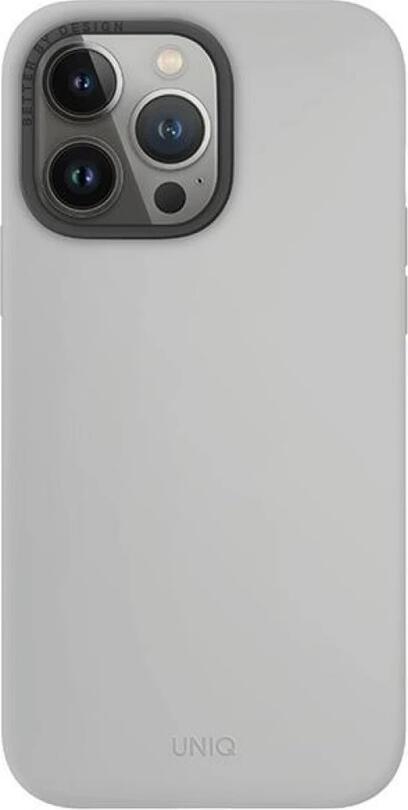Uniq Case for iPhone 15 Pro Max Hybrid Magclik Charging Lino Hue, Grey