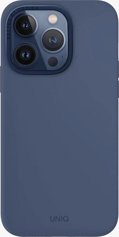 Uniq Case for iPhone 15 Pro Hybrid Magclik Charging Lino Hue, Blue