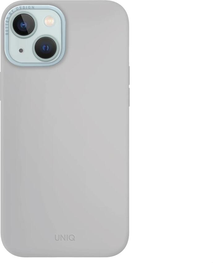 Uniq Case for iPhone 15 Hybrid Magclik Charging Lino Hue, Grey