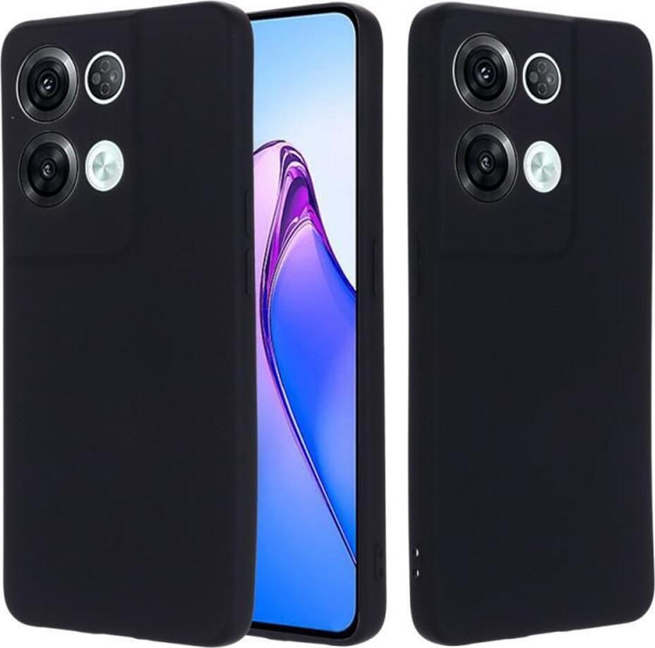 Husa din Silicon Lichid pentru Oppo Reno 8 Pro, Protectie Shockproof cu Textura Mate, Anti-Zgarieturi si Anti-Praful cu Margini Ridicate