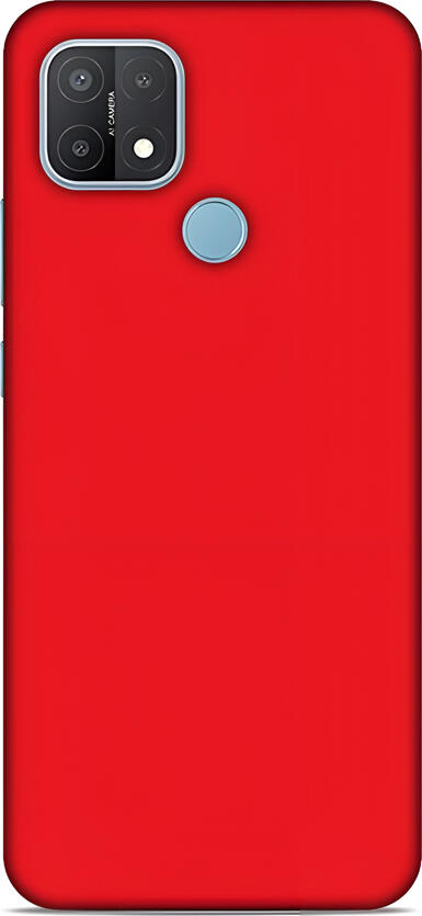 Helmet Case Liquid Silicone Oppo A15/15s, Red