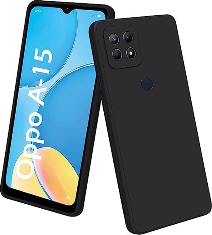 Husa DMLink Helmet Case din Silicon Lichid pentru Oppo A15 A15s, Protectie Shockproof Mate, Rezistenta la Praf si Zgarituri, Flexibila