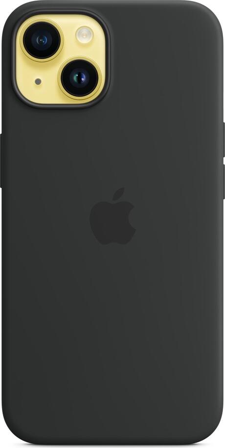 Apple iPhone 14 Silicone Case with MagSafe, Soft-Touch Matte Finish and Microfiber Lining, Integrated Magnets for Wireless Charging, 6.1-inch