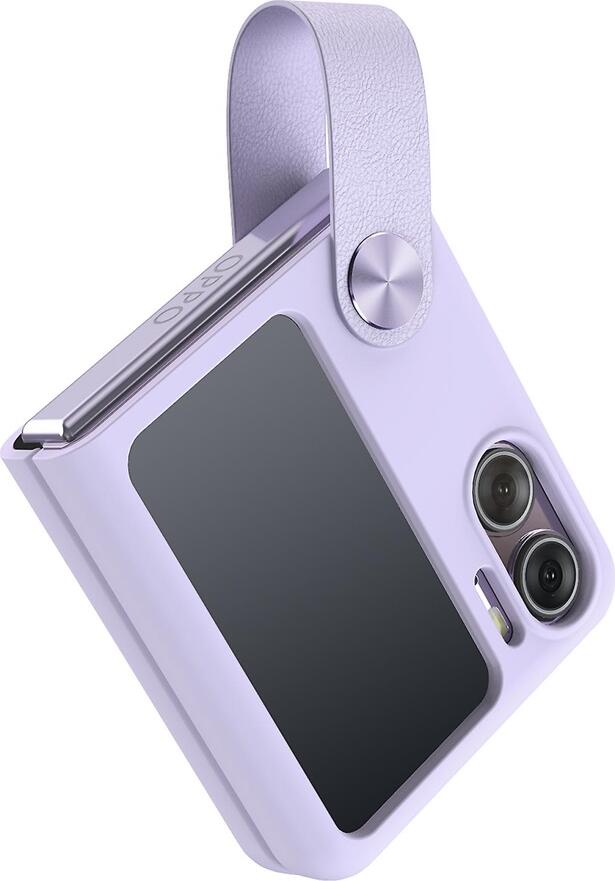 Чехол Nillkin Flex Flip для Oppo Find N2 Flip из жидкого силикона, разъемной конструкции с интегрированным ремешком-подставкой и защитой от падений