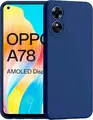 Helmet Liquid Silicone Case for Oppo A78 4G, Shockproof Matte Protective Cover with Raised Edges and Dust Resistance, Precise Cutouts