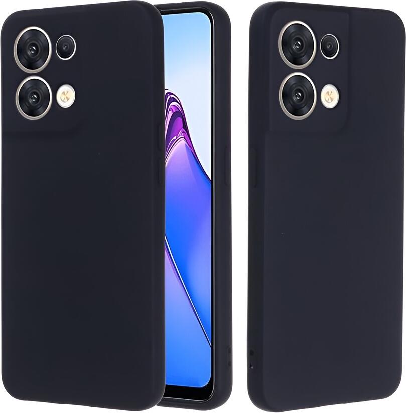 Husa Protectie DMLink Helmet pentru Oppo Reno 8, 6.4 inch din Silicon Lichid Mat, Rezistenta la Shock si Praf cu Margini Ridicate pentru Ecran