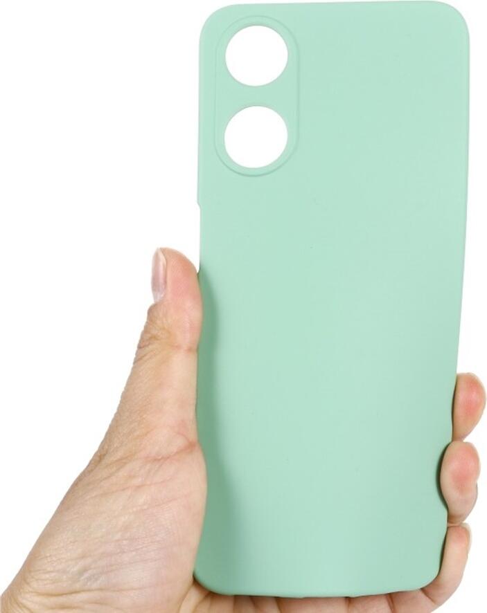DMLink Helmet Case for Oppo A58, 6.72 inch Liquid Silicone Protective Cover, Shockproof Dust-Resistant Matte Case with Raised Edges