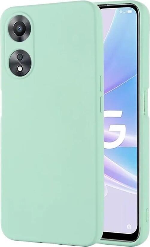 DMLink Helmet Case for Oppo A58, 6.72 inch Liquid Silicone Protective Cover, Shockproof Dust-Resistant Matte Case with Raised Edges