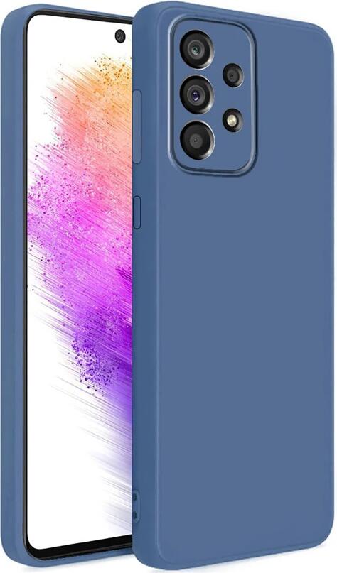Husa DMLink Helmet pentru Samsung Galaxy A73, Protectie din Silicon Lichid, 6.7 inch, Rezistenta la Shock, Praf si Zgarituri, Design cu Grila