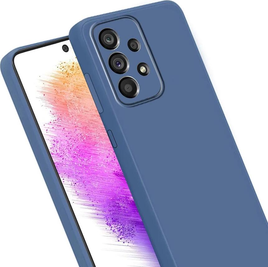 Husa DMLink Helmet pentru Samsung Galaxy A73, Protectie din Silicon Lichid, 6.7 inch, Rezistenta la Shock, Praf si Zgarituri, Design cu Grila