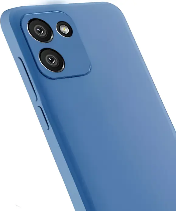 Чехол Helmet TPU для Samsung Galaxy A03, синий прозрачный противоударный защитный кейс, устойчивый к царапинам, легкий дизайн с антискользящим покрытием