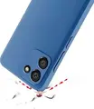 Чехол Helmet TPU для Samsung Galaxy A03, синий прозрачный противоударный защитный кейс, устойчивый к царапинам, легкий дизайн с антискользящим покрытием