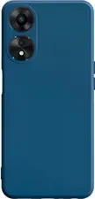 Helmet Case Liquid Silicone Oppo A17, Blue