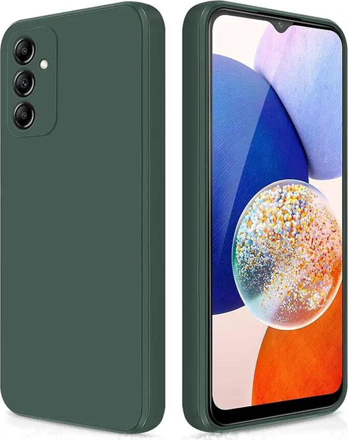 Helmet Case Liquid Silicone Samsung A05S, Green