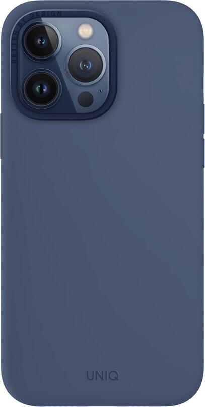 Uniq Case for iPhone 15 Pro Max Hybrid Magclik Charging Lino Hue, Blue