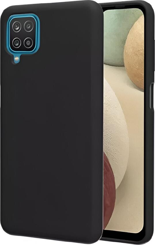 Husa Helmet Case pentru Samsung Galaxy M12 4G, Negru Transparenta din TPU Flexibil, Protectie Shockproof si Anti-Zgarituri, Design Minimalist cu Margini Ridicate
