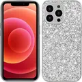 Чехол Remax Senhar RM-1676 для Apple iPhone 12, Цвет: Серебристый, из высококачественного жидкого силикона, гибкий, противоударный, с блестящим покрытием