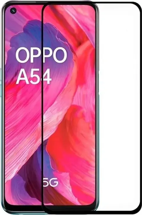Protectie Ecran Helmet Diamond Glass 4D pentru OPPO A54, Sticla Temperata cu Acoperire Completa, Rezistenta la Socuri si Zgarieturi