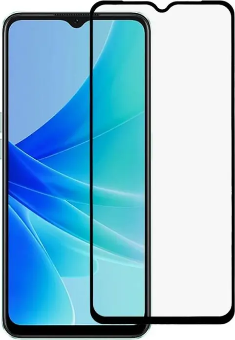 Helmet Diamond Glass 4D Tempered Glass Screen Protector for Oppo A57s, Full Coverage Shockproof Scratch Resistant Anti-Fingerprint Transparent Film