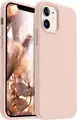 Защитный чехол Helmet для Apple iPhone 12, полноразмерный силиконовый кейс Soft Touch в цвете Rose с приподнятым бортом для защиты линз камеры
