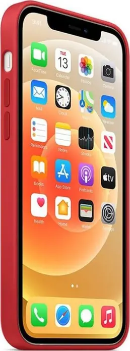 Husa Helmet din Silicon Lichid pentru iPhone 12 6.1", Cover Protectiv Shock-Absorbent cu Textura Tip Grila, Finisaj Mat si Margini Ridicate