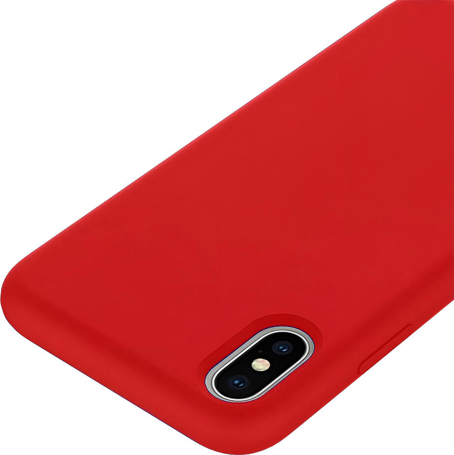 Чехол Helmet Case для iPhone Xs Max из жидкого силикона с подкладкой из микрофибры, противоударный матовый защитный кейс Slim