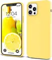 Liquid Silicone Case for iPhone 12 Pro 6.1", Shockproof Protective Cover with Grid Texture, Matte Finish and Raised Edges, Dust Resistant