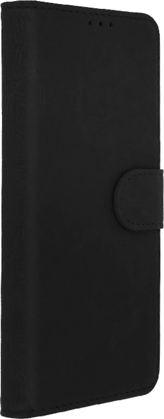 Черный чехол-книжка Helmet Shell Flip V2 из кожи для Xiaomi Redmi 8 с отделениями для карт, складной подставкой и защитой от пыли