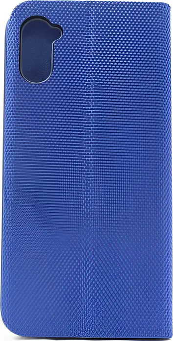 Blue Nylon Flip Wallet Case for Xiaomi Redmi Note 9S, Note 9 Pro, Note 9 Pro Max with Magnetic Closure and Horizontal Stand Function