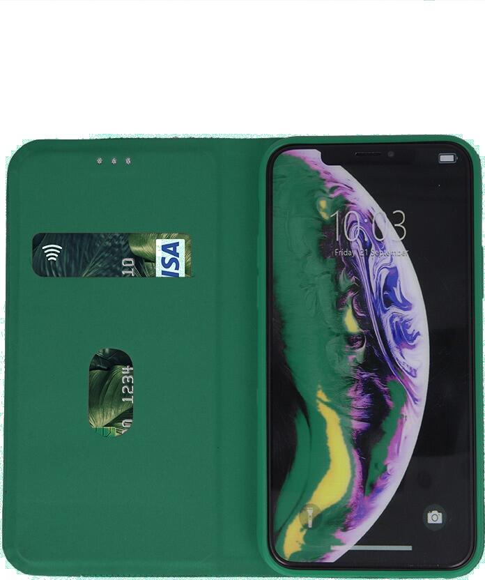 Xiaomi Redmi Note 12 4G Nylon Flip Wallet Case, Green, Wear-Resistant and Water-Resistant Full-Body Protective Shell Cover with Card Slots