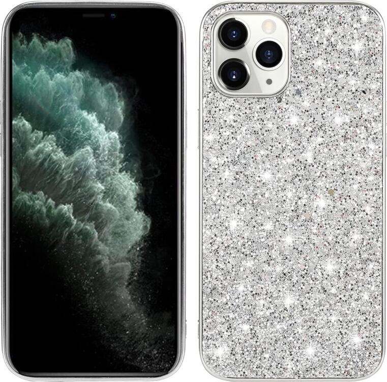 Чехол Remax Senhar RM-1676 для Apple iPhone 11 Pro, цвет серебристый, из высококачественного жидкого силикона, гибкий, противоударный, с блестящим покрытием