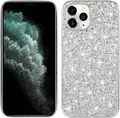 Чехол Remax Senhar RM-1676 для Apple iPhone 11 Pro, цвет серебристый, из высококачественного жидкого силикона, гибкий, противоударный, с блестящим покрытием