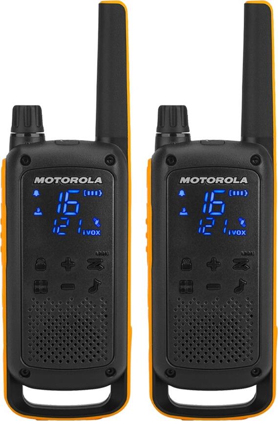 Motorola Walkie-Talkie TalkAbout T82 Extreme, Twin, IPx4, 16 Channels, 10km, Black