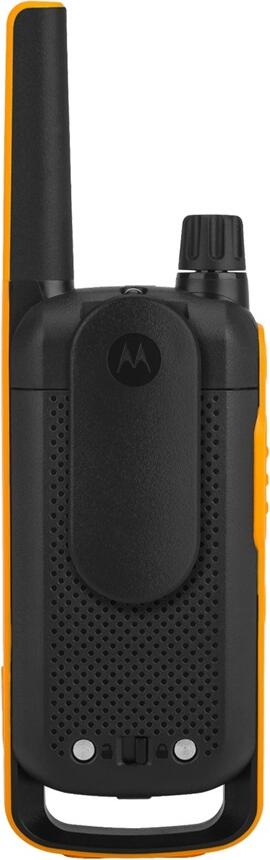 Walkie Talkie Motorola TalkAbout T82 Extreme, Raza pana la 10 km, Rezistenta la intemperii IPx4, VOX Hands-Free, 16 Canale, Lanterna LED Integrata, 446 MHz