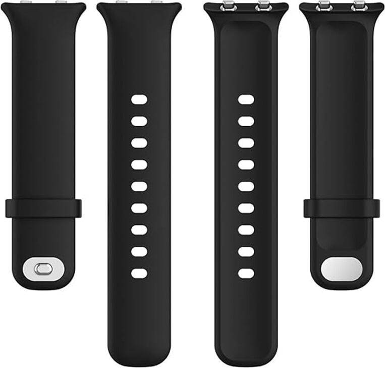 Oppo Watch Fluorous Rubber Strap, Sporty Fluoroelastomer Replacement Band for 46mm Smartwatches, Flexible Buckle Closure