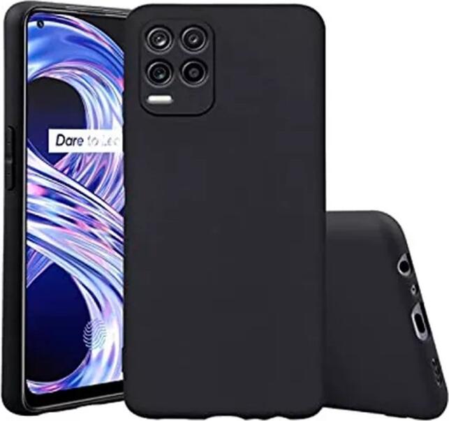 Husa Helmet din Silicon Lichid pentru Realme 8, 6.4 inch, Protectie Shockproof si Anti-Zgarituri, Design Mat Anti-Amprente cu Acoperire Totala