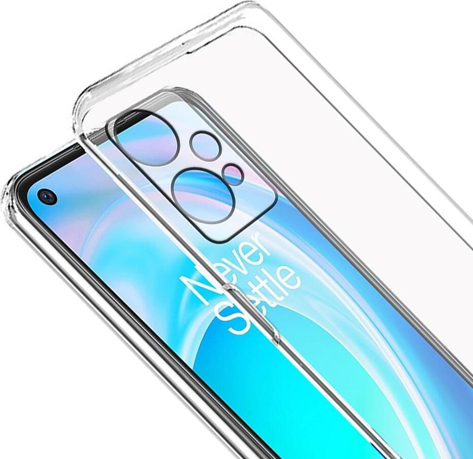 Чехол Helmet Case для OnePlus Nord CE 2 Lite, прозрачный гибкий бампер из TPU, противоударный и защитный мягкий кейс с приподнятыми краями